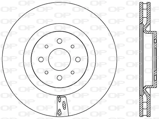 BDR2563.20 OPEN PARTS Тормозной диск (фото 1)