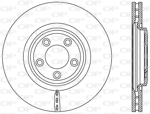 BDR2577.20 OPEN PARTS Тормозной диск (фото 1)