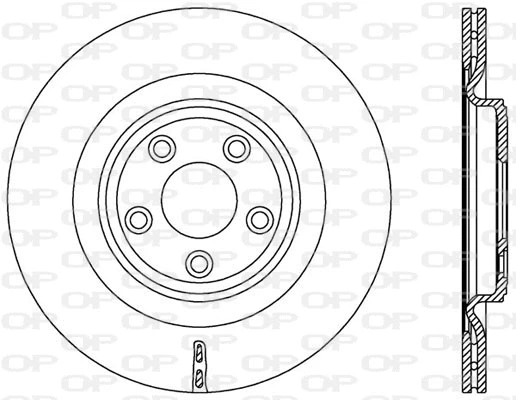 BDR2578.20 OPEN PARTS Тормозной диск (фото 1)