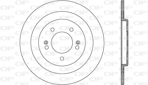 BDR2607.10 OPEN PARTS Тормозной диск (фото 1)