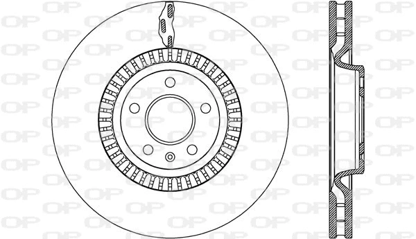 BDR2616.20 OPEN PARTS Тормозной диск (фото 1)