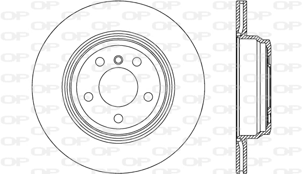 BDR2627.20 OPEN PARTS Тормозной диск (фото 1)