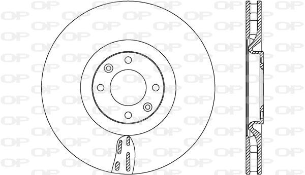 BDR2633.20 OPEN PARTS Тормозной диск (фото 1)