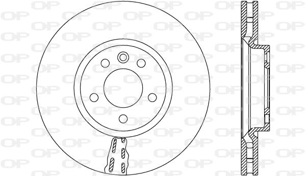 BDR2664.20 OPEN PARTS Тормозной диск (фото 1)