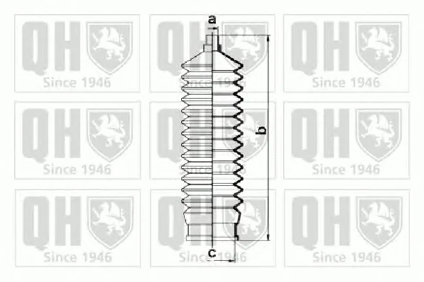 QG1212 QUINTON HAZELL Пыльник рулевой рейки (тяги) (фото 1)