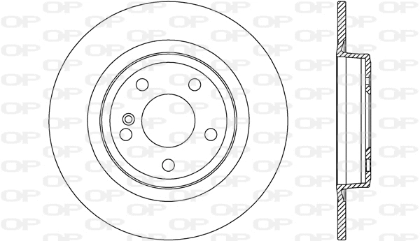 BDR2683.10 OPEN PARTS Тормозной диск (фото 1)