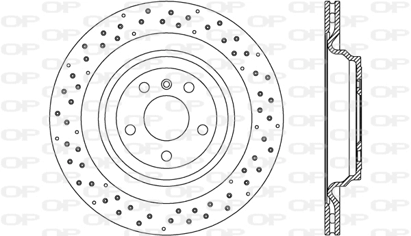 BDR2700.20 OPEN PARTS Тормозной диск (фото 1)