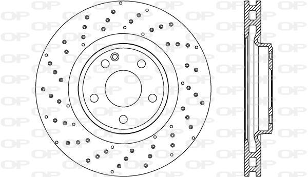 BDR2704.20 OPEN PARTS Тормозной диск (фото 1)