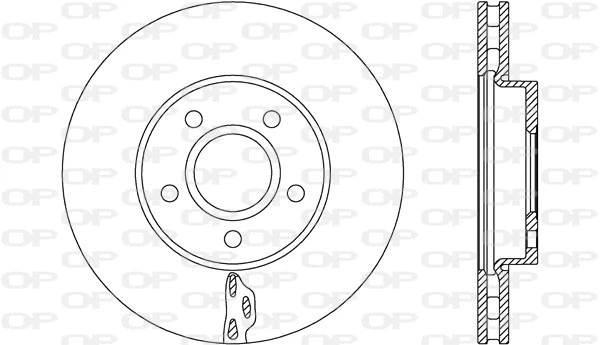 BDR2739.20 OPEN PARTS Тормозной диск (фото 1)