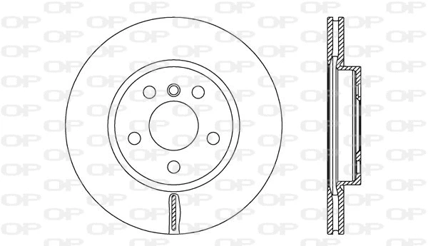 BDR2751.20 OPEN PARTS Тормозной диск (фото 1)