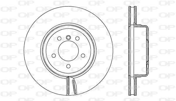 BDR2753.20 OPEN PARTS Тормозной диск (фото 1)