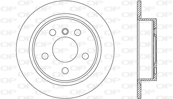 BDR2760.10 OPEN PARTS Тормозной диск (фото 1)