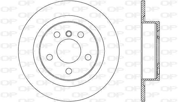 BDR2763.20 OPEN PARTS Тормозной диск (фото 1)