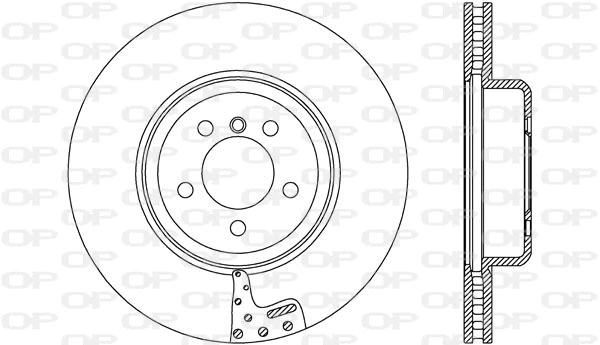 BDR2767.20 OPEN PARTS Тормозной диск (фото 1)