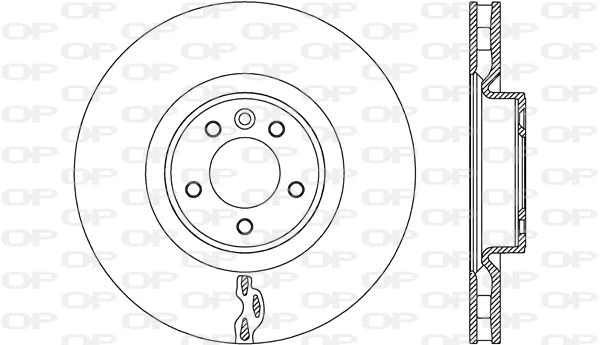 BDR2775.20 OPEN PARTS Тормозной диск (фото 1)