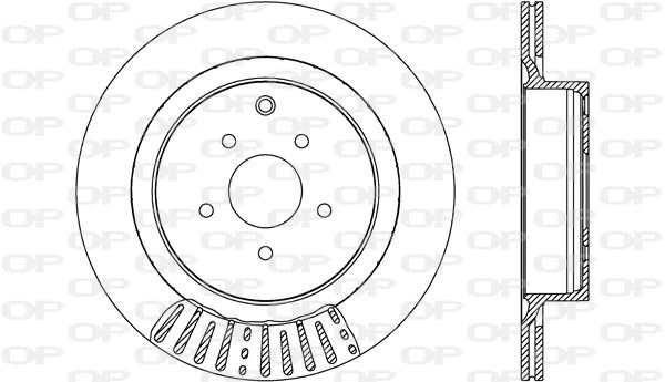 BDR2780.20 OPEN PARTS Тормозной диск (фото 1)