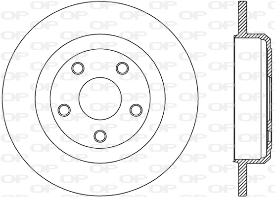 BDR2783.10 OPEN PARTS Тормозной диск (фото 1)