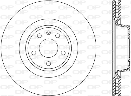 BDR2784.20 OPEN PARTS Тормозной диск (фото 1)