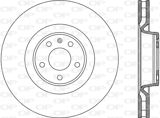 BDR2785.20 OPEN PARTS Тормозной диск (фото 1)