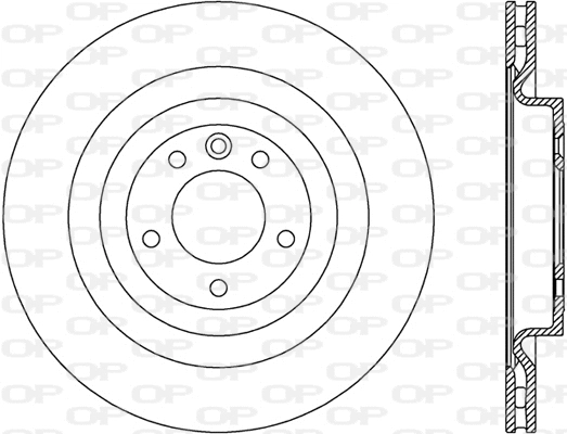 BDR2793.20 OPEN PARTS Тормозной диск (фото 1)