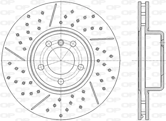 BDR2840.20 OPEN PARTS Тормозной диск (фото 1)