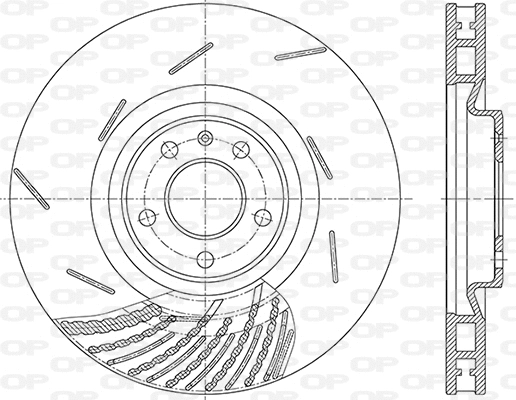 BDR2864.20 OPEN PARTS Тормозной диск (фото 1)