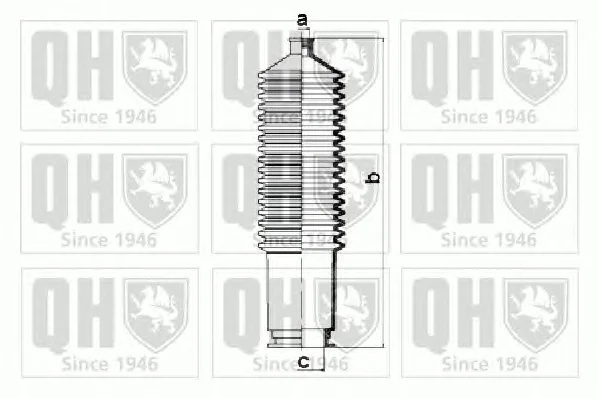 QG1221 QUINTON HAZELL Пыльник рулевой рейки (тяги) (фото 2)