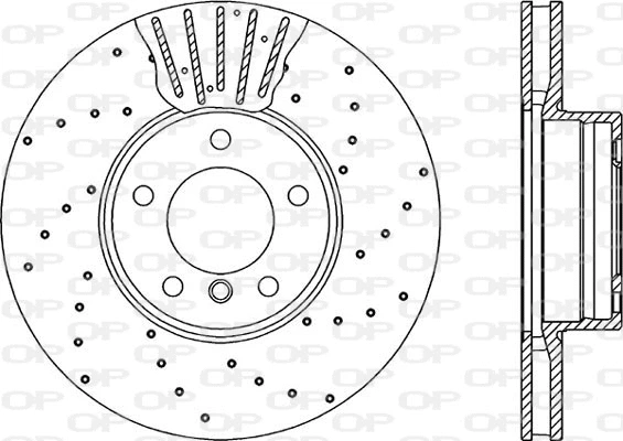 BDRS1940.25 OPEN PARTS Тормозной диск (фото 1)