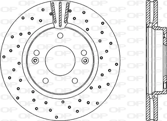 BDRS2138.25 OPEN PARTS Тормозной диск (фото 1)