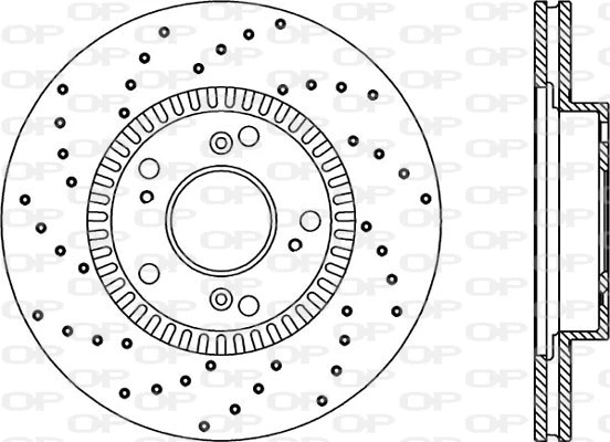 BDRS2162.25 OPEN PARTS Тормозной диск (фото 1)