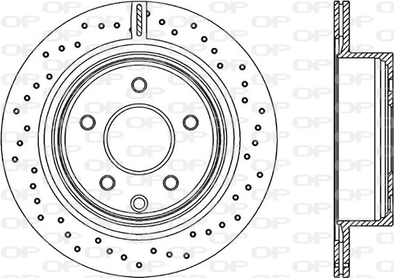 BDRS2208.25 OPEN PARTS Тормозной диск (фото 1)