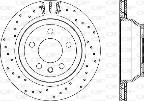 BDRS2220.25 OPEN PARTS Тормозной диск (фото 1)