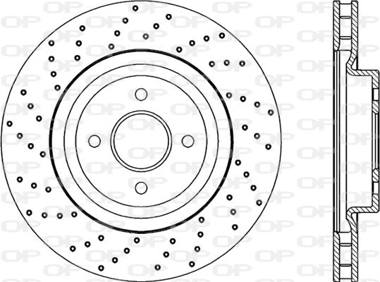 BDRS2225.25 OPEN PARTS Тормозной диск (фото 1)