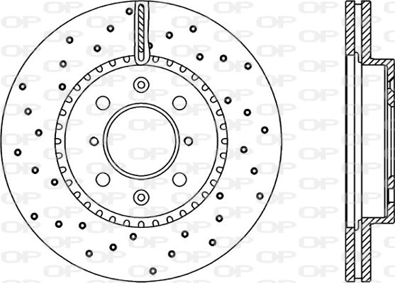 BDRS2233.25 OPEN PARTS Тормозной диск (фото 1)