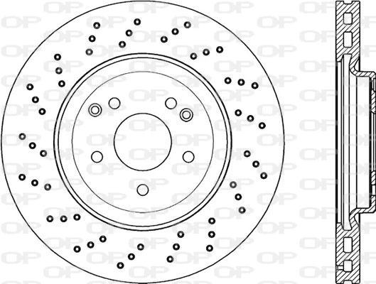 BDRS2244.25 OPEN PARTS Тормозной диск (фото 1)