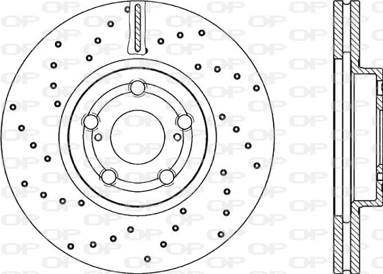 BDRS2266.25 OPEN PARTS Тормозной диск (фото 1)