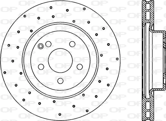 BDRS2298.25 OPEN PARTS Тормозной диск (фото 1)