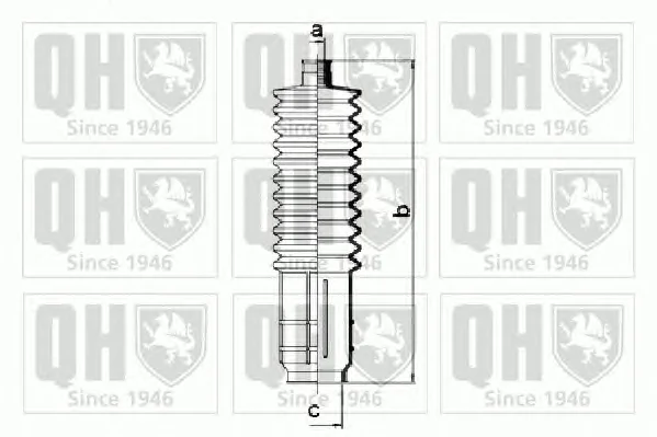 QG1235 QUINTON HAZELL Пыльник рулевой рейки (тяги) (фото 1)
