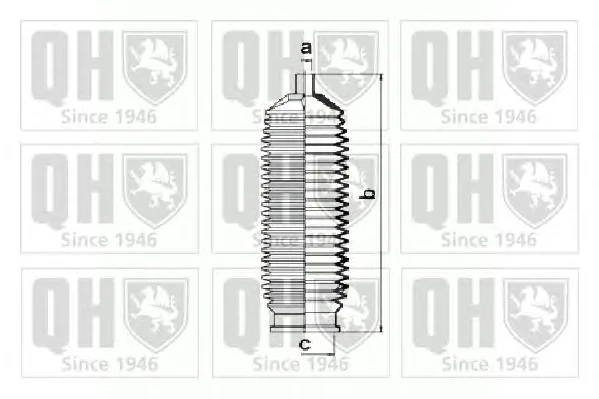 QG1261 QUINTON HAZELL Пыльник рулевой рейки (тяги) (фото 1)