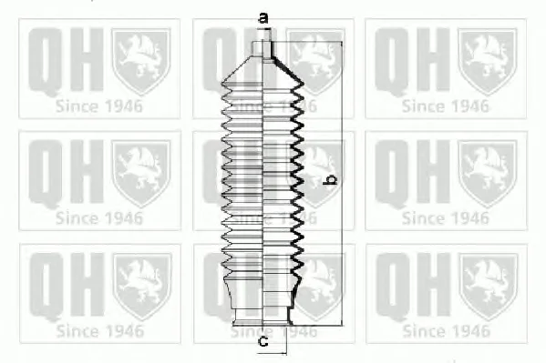 QG1305 QUINTON HAZELL Пыльник рулевой рейки (тяги) (фото 1)
