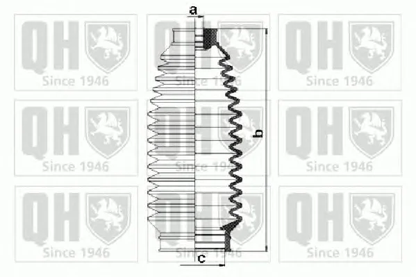 QG1307 QUINTON HAZELL Пыльник рулевой рейки (тяги) (фото 1)