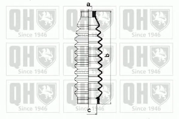 QG1334 QUINTON HAZELL Пыльник рулевой рейки (тяги) (фото 1)