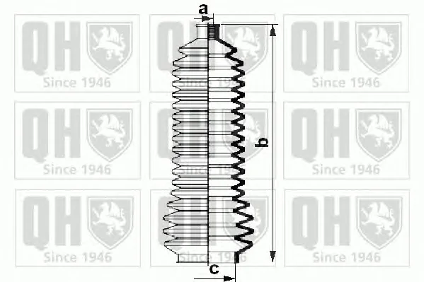 QG1357 QUINTON HAZELL Пыльник рулевой рейки (тяги) (фото 1)