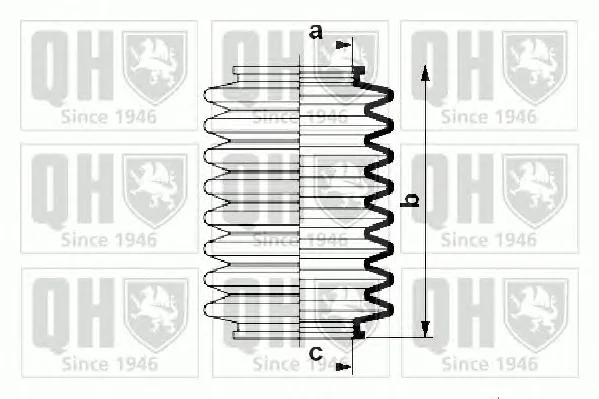 QG1366 QUINTON HAZELL Пыльник рулевой рейки (тяги) (фото 1)