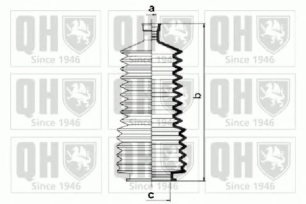 QG1398 QUINTON HAZELL Пыльник рулевой рейки (тяги) (фото 1)