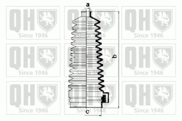 QG1405 QUINTON HAZELL Пыльник рулевой рейки (тяги) (фото 1)