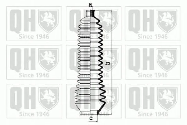 QG1425 QUINTON HAZELL Пыльник рулевой рейки (тяги) (фото 1)