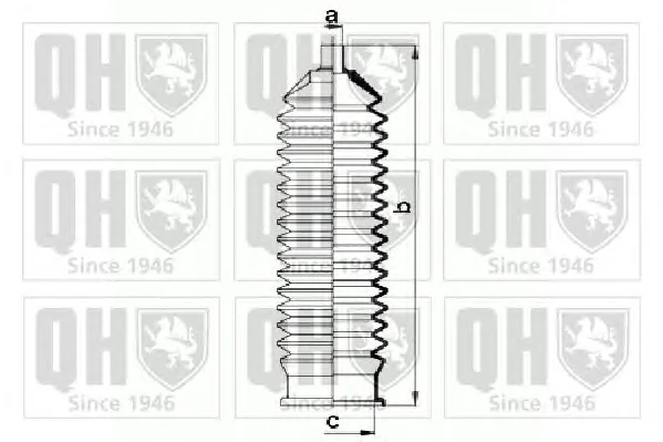 QG1457 QUINTON HAZELL Пыльник рулевой рейки (тяги) (фото 1)
