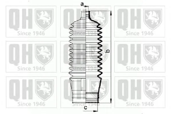 QG1465 QUINTON HAZELL Пыльник рулевой рейки (тяги) (фото 1)