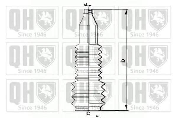 QG1484 QUINTON HAZELL Пыльник рулевой рейки (тяги) (фото 2)